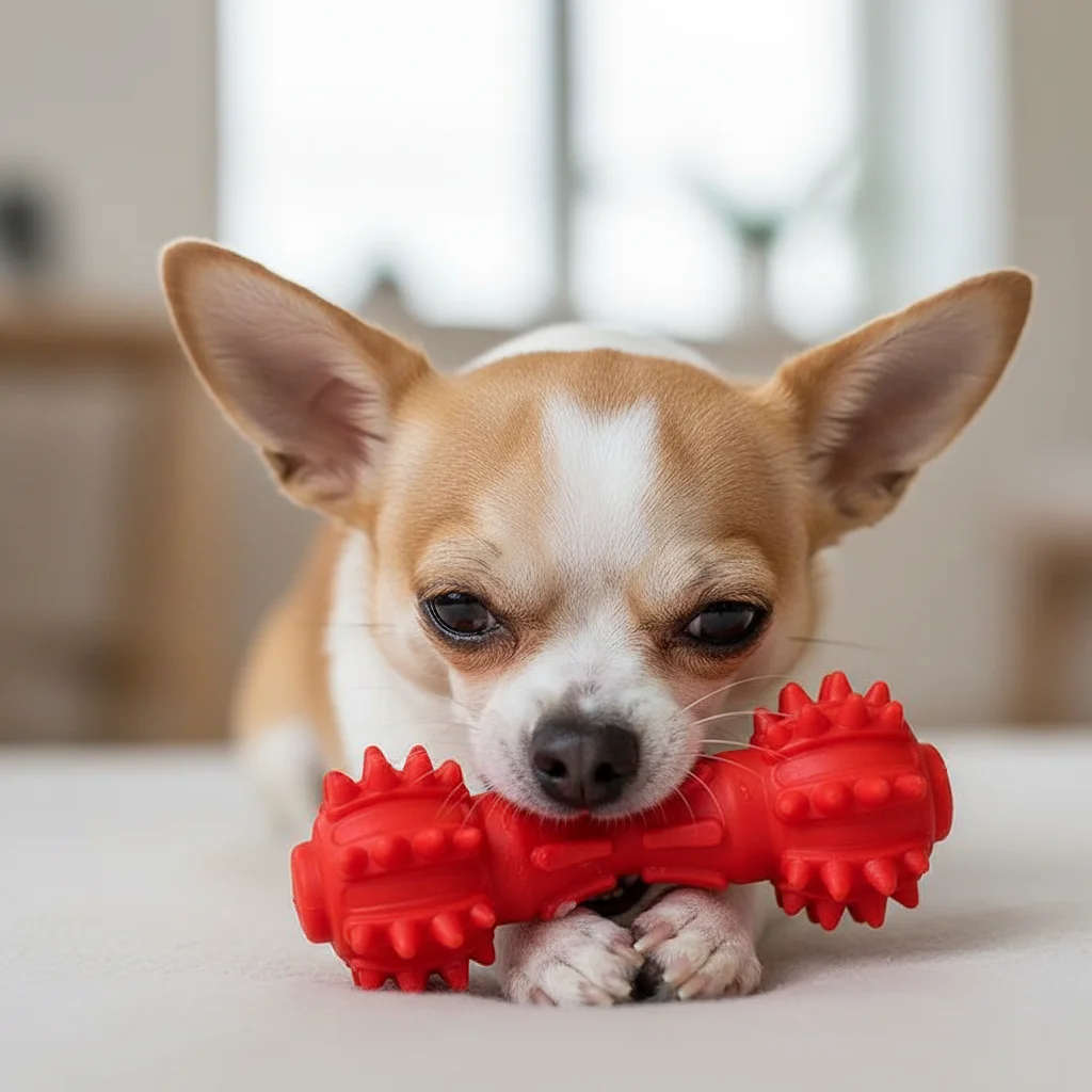 Barra masticable con sonido para perros – Limpieza dental y entretenimiento - imagen 5