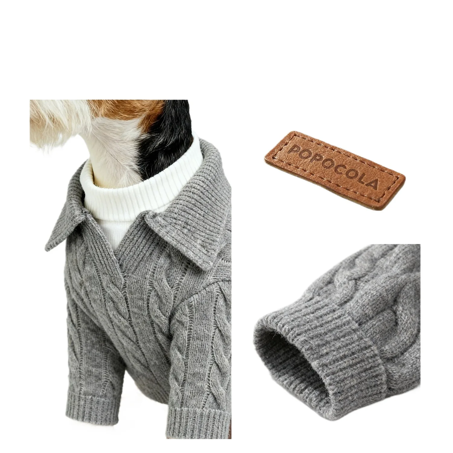 Jersey de punto para perros – Cálido estilo caballero - imagen 3