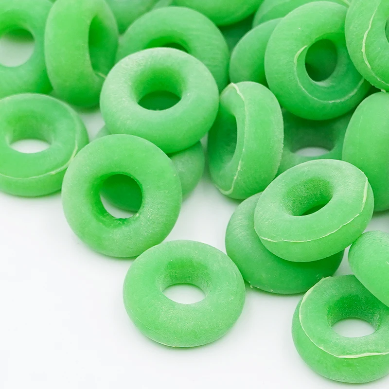 50 piezas de anillos de goma de acoplamiento de cola de corte de cerdo, ganado y ovejas, anillo de encastrado de goma de tendón elástico alto, accesorios de animales de granja - imagen 2