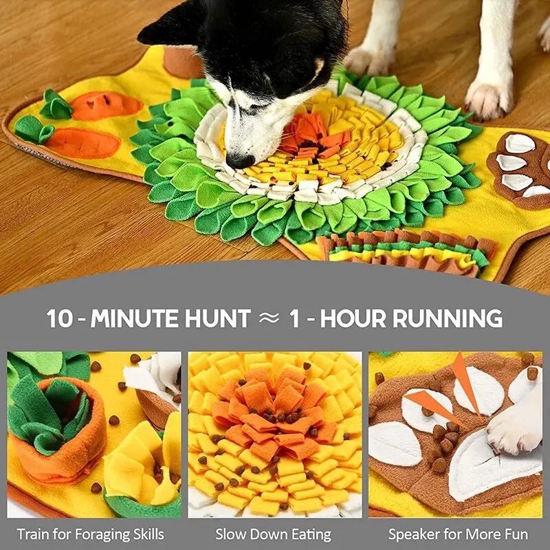 Manta olfativa para perros – Entrenamiento olfativo y alimentación lenta - imagen 5