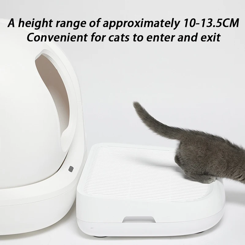 PETKIT especial para inodoro de gatos, Pedal de caída de arena, rampa Universal para arena para gatos, caja de Control de arena, almohadilla para pie de gato antidecapado - imagen 4