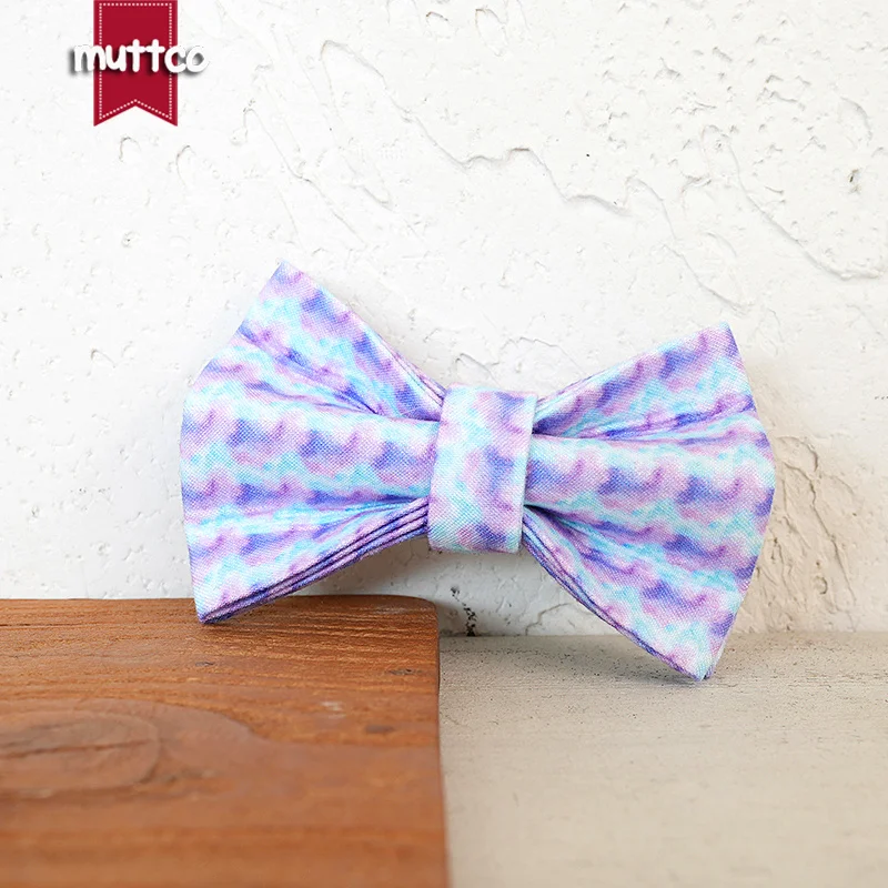 MUTTCO-collares de gato personalizados de diseño propio, collares hechos a mano de FAIRYLAND de noche púrpura, 2 tamaños, UCC176 - imagen 5