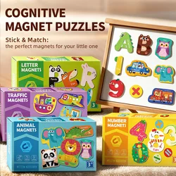 Rompecabezas magneticos para refrigerador: Juguete educativo