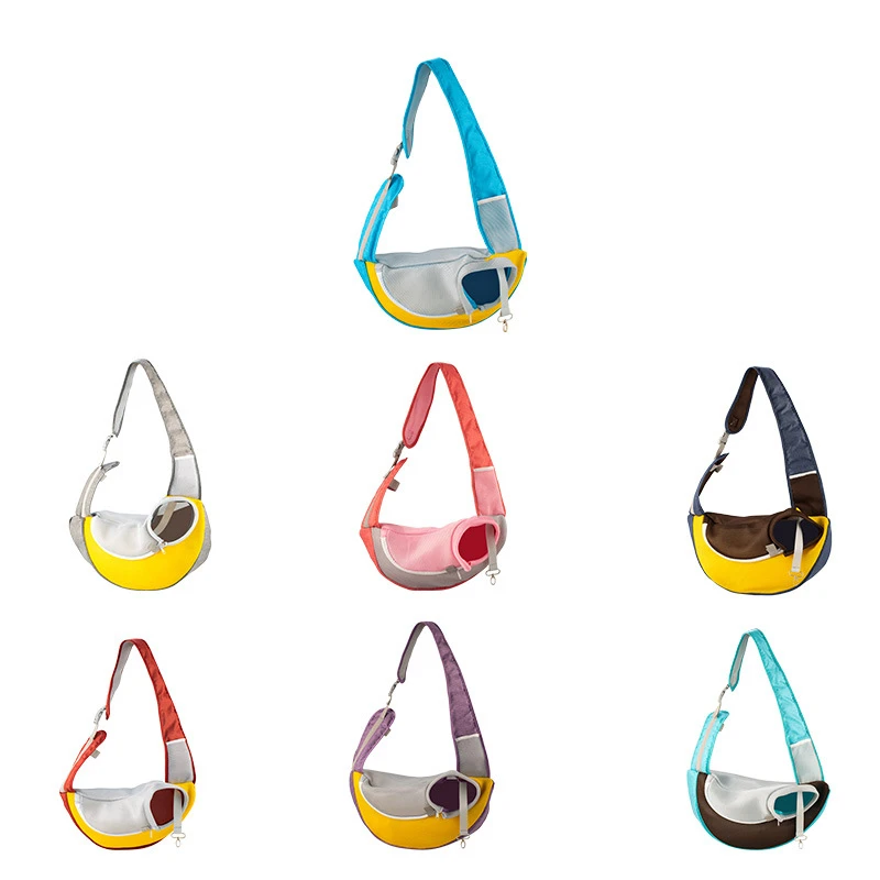 Bolsa de malla Oxford para viaje al aire libre, bolso de hombro de un solo hombro, para mascotas, 2023 - imagen 2