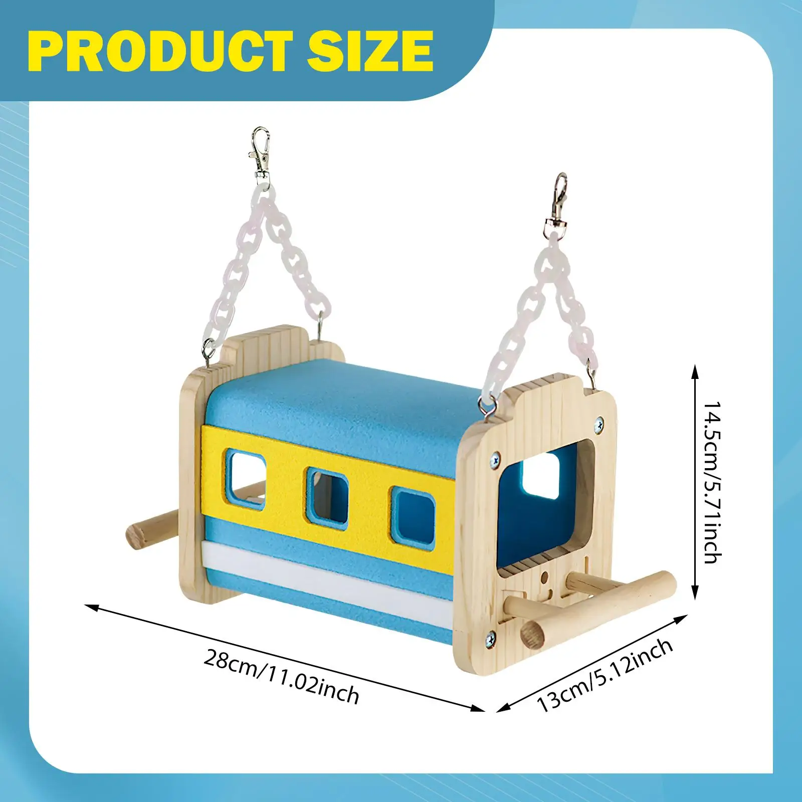 Bird Bed Hanging Hammock Versatile Unique Resting Hut Parrot Hammock Cave Bird Nest for Parakeet Cockatoo Budgerigar Cockatiels