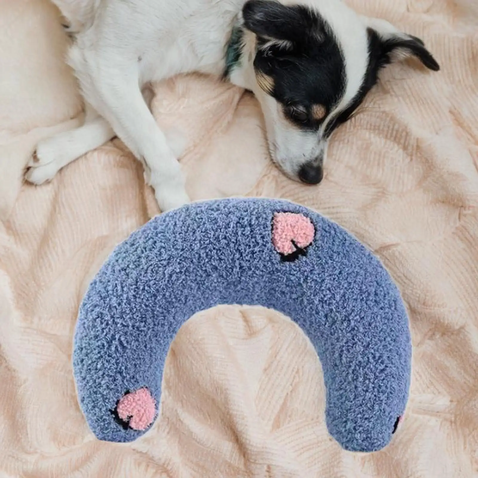 Cat Sleeping Plush Pillow Washable Cute Sleeping Pillow for Dog Puppy Kitty