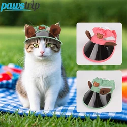 Gorros ajustables para perros y gatos - visera de verano