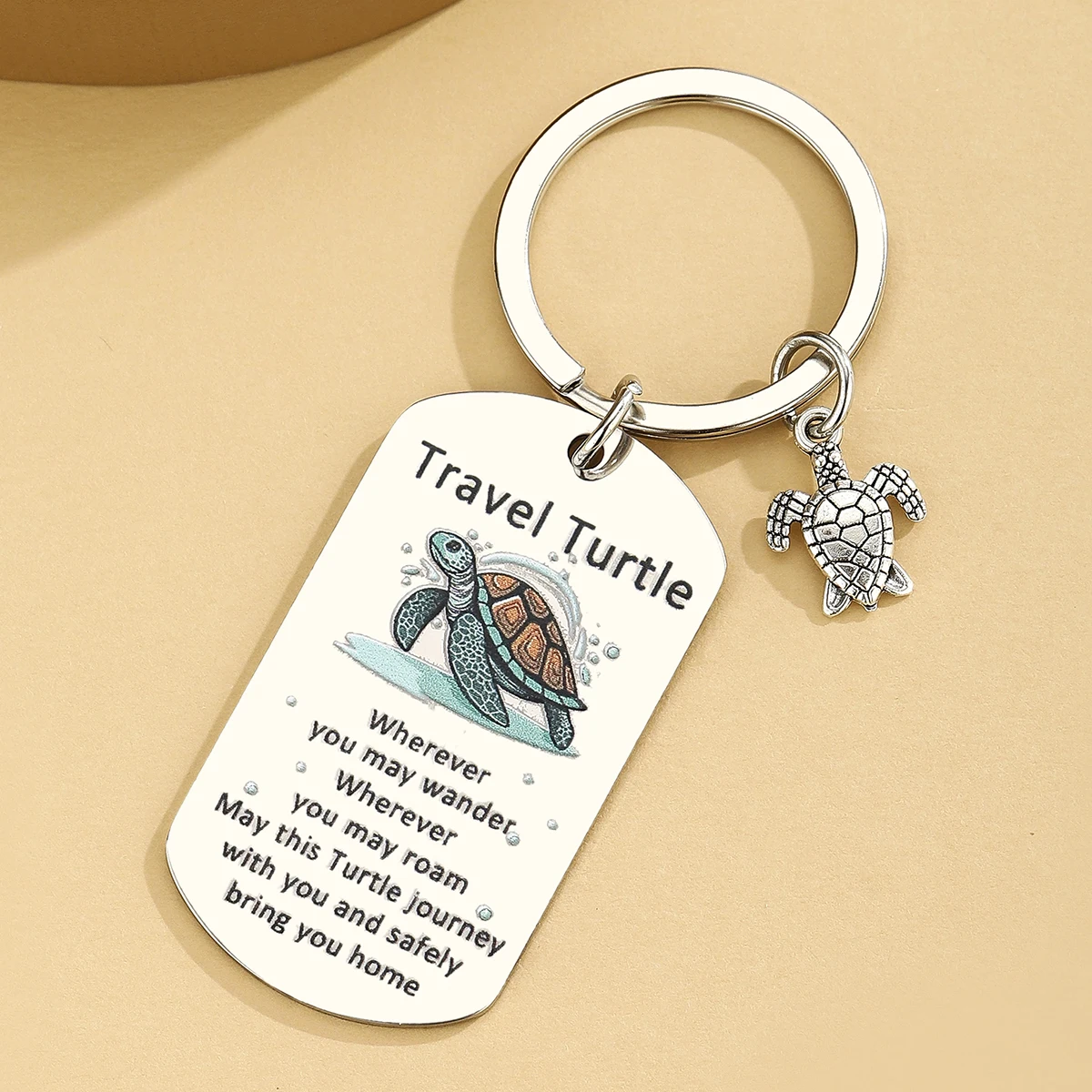 Llavero tortuga marina: regalo original para viajeros - imagen 2