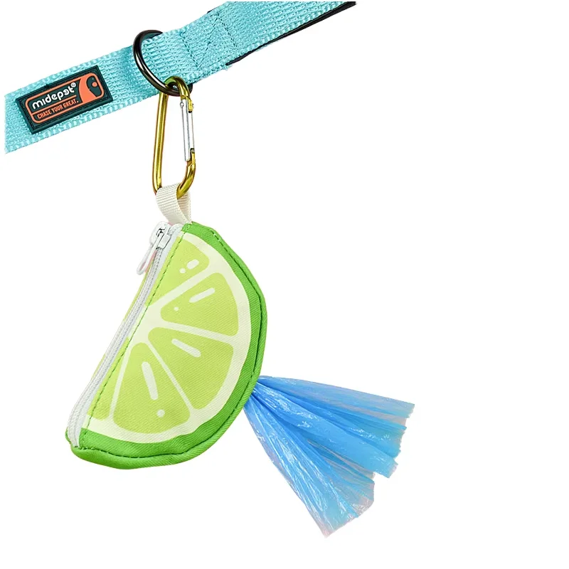 Bolsa dispensadora de frutas para perros y mascotas, bolsa de almacenamiento, productos para mascotas, bolsas de residuos, portador, accesorios para caminar, suministros de limpieza