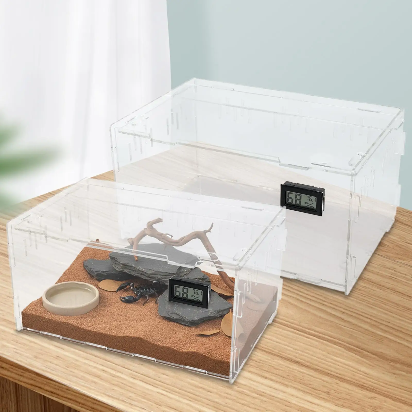 Terrario para reptiles, tanque de cría, caja de cría, contenedor para incubar