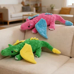Juguete de peluche para perros: dragón volador, resistente y seguro