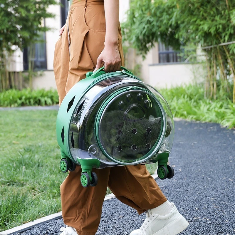 Transportín portátil para gatos, Mini transportador de viaje para gatos, cachorros al aire libre, gatitos, mascotas, mochila transparente, productos transportadores para gatitos y mascotas - imagen 3