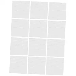 Rejilla de mosaico de malla de 12 piezas, hoja de respaldo de malla impermeable, rejilla de instalación de azulejos de hoja de malla de fibra de vidrio,