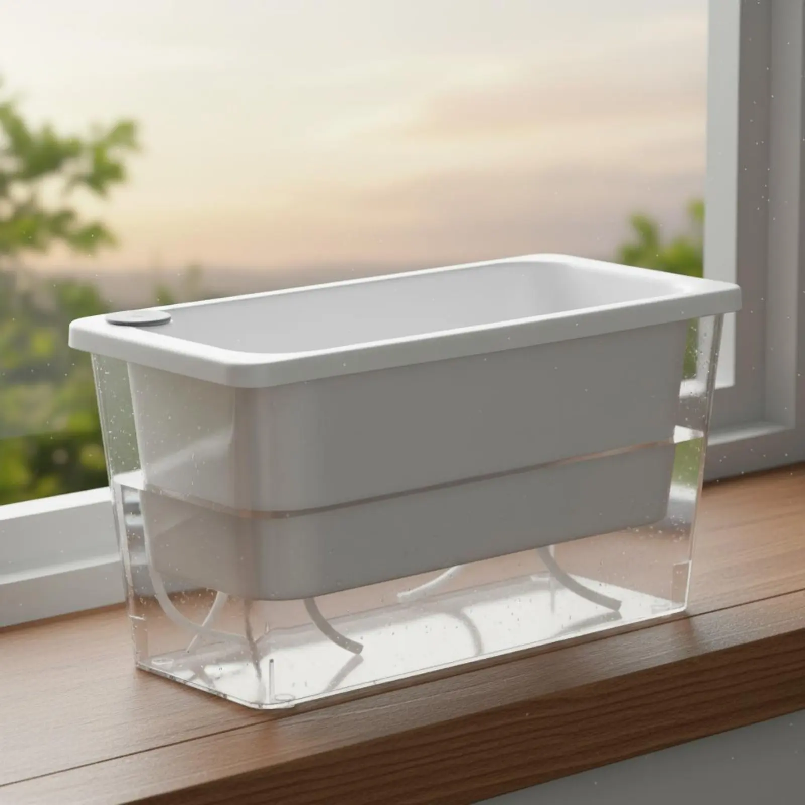 Maceta con riego automático para plantas no tóxicas mascotas - imagen 5