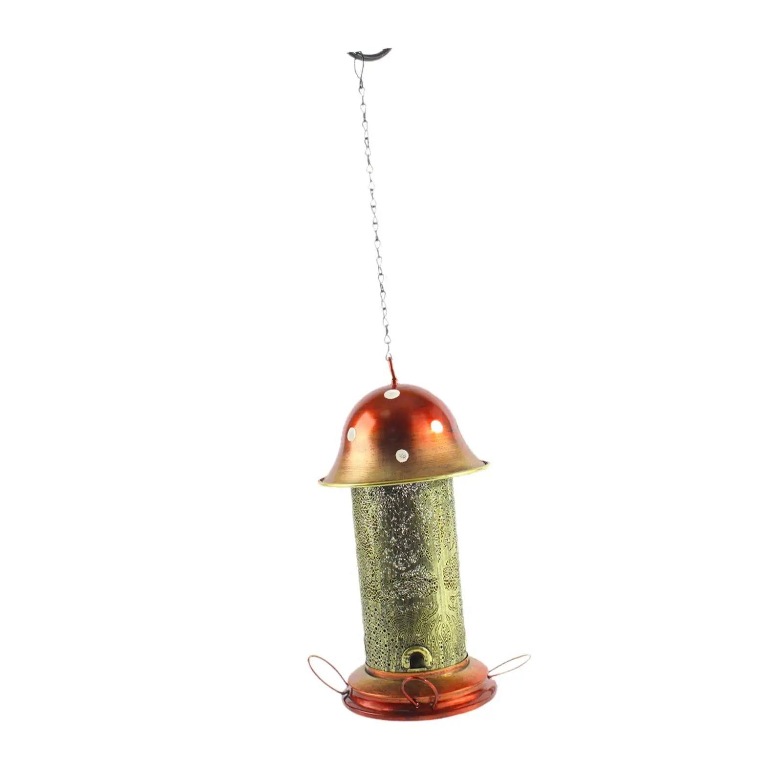 Hanging Bird Feeder Weather Resistant Garden Ornament for Outside Lawn Patio