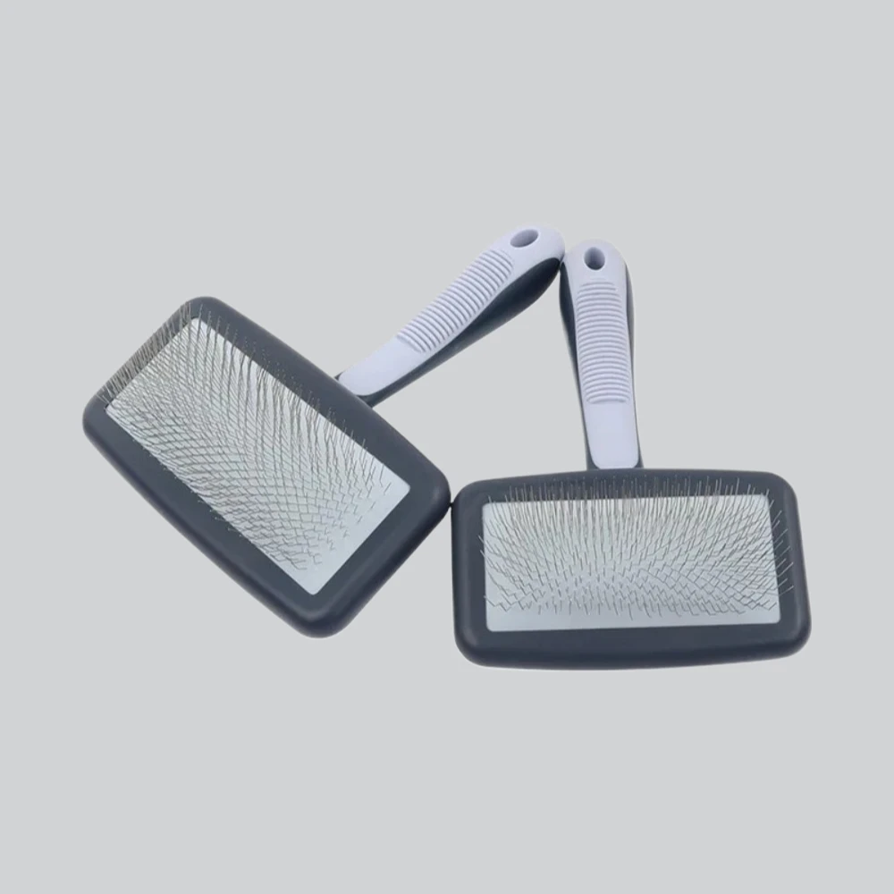 Peine de peluquería profesional para mascotas con 135 °   Pasadores en ángulo, perfectos para gatos y perros con pelo esponjoso, depilación y desenredante de nudos - imagen 4