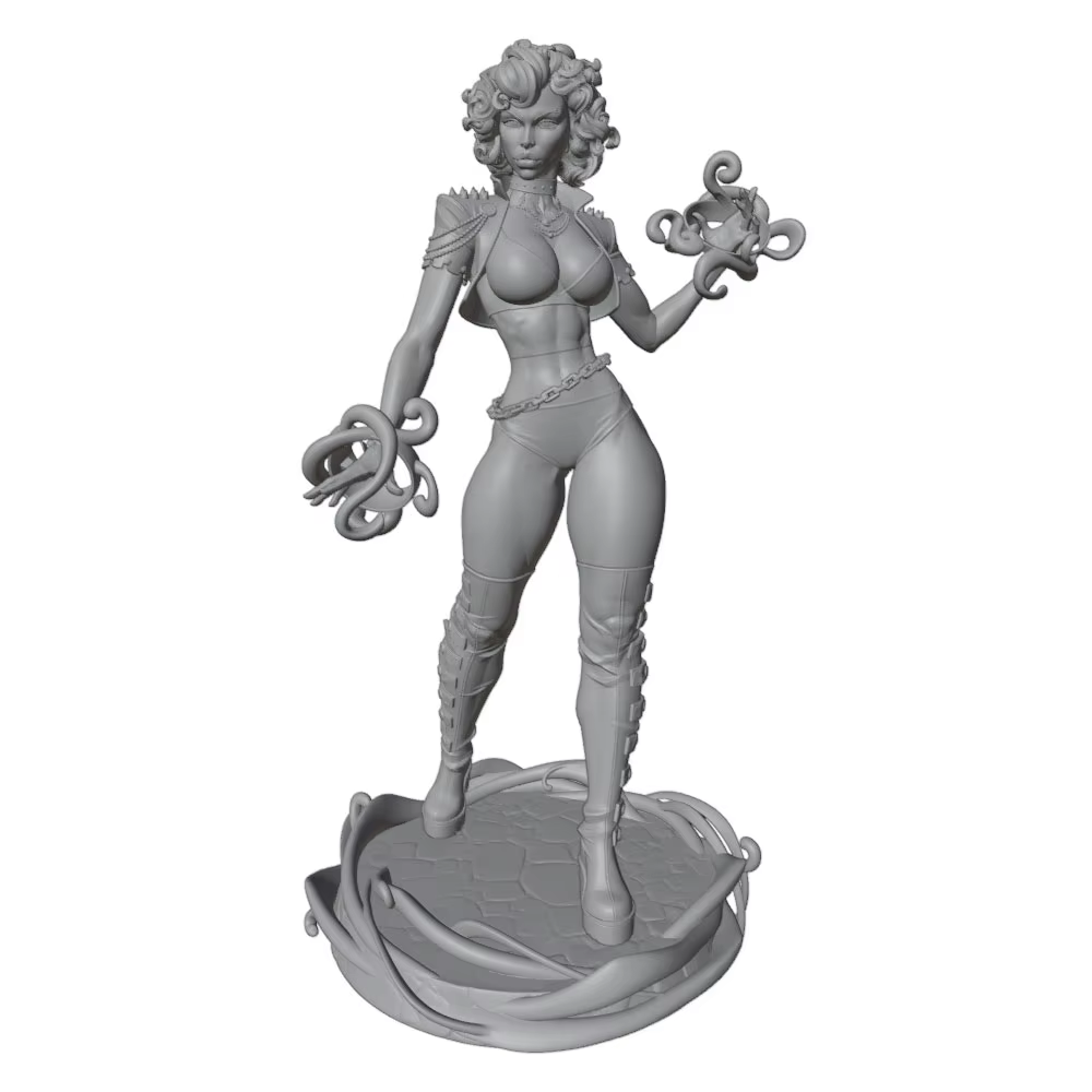 Estatua Anime, miniatura gris 3D, muñeca DIY sin montar ni pintar - imagen 2