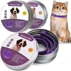 Collar calmante de feromonas ajustable para perros y gatos
