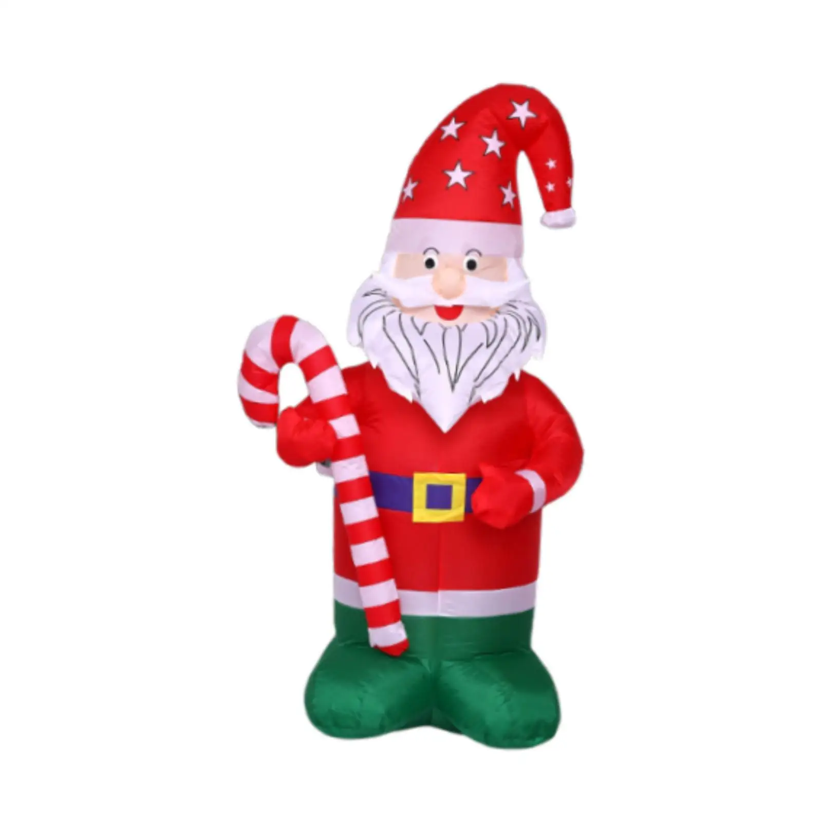 Christmas Inflatable Santa Polyester 4.92 ft Height Classic Holiday Display Santa Figurine Outdoor Decor for Winter Home Patio Christmas Inflatable Santa Polyester 4.92 ft Height Classic Holiday Display Santa Figurine Outdoor Decor for Winter Home Patio