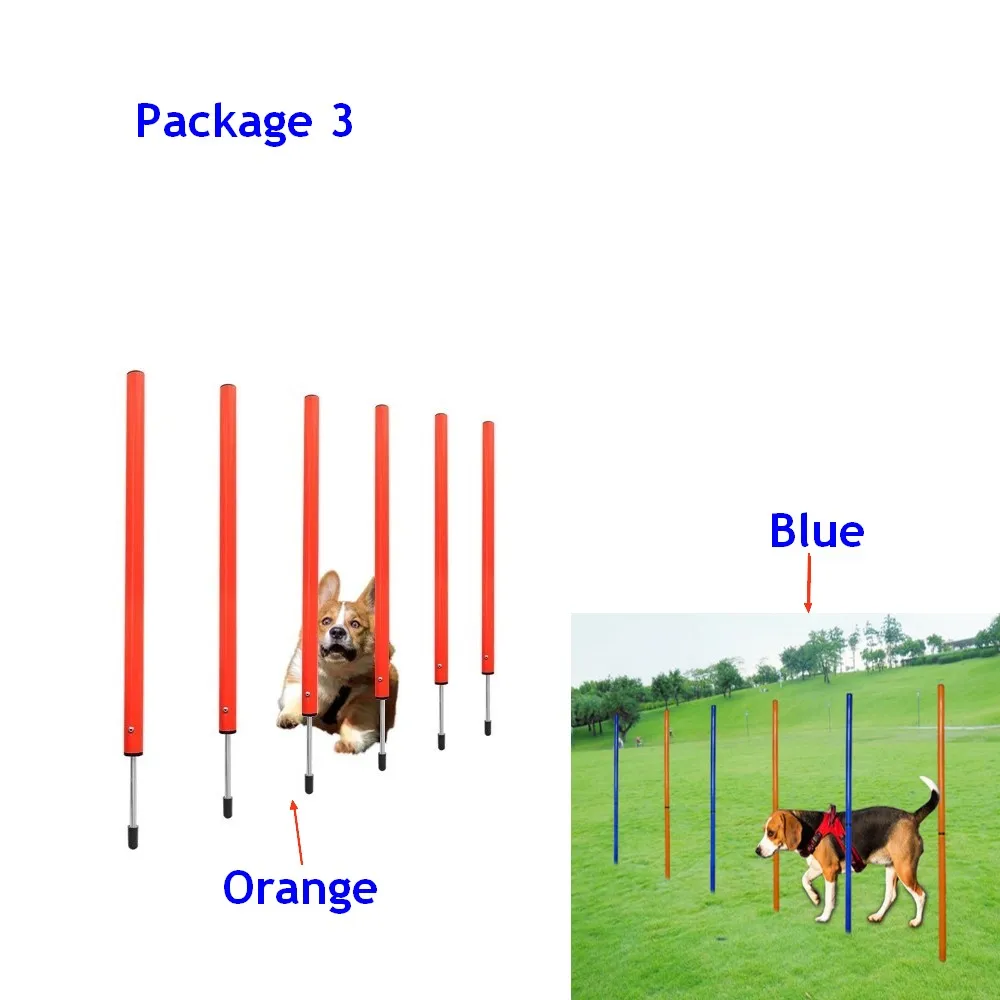 Equipo agilidad perros portátil: saltos y postes para entrenar fuera - imagen 5