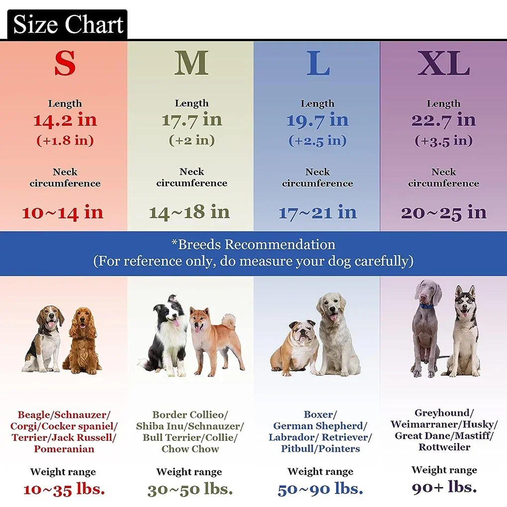 Collar de Choke para perros, accesorio reflectante cubierto con pinchos, hebilla ajustable para entrenamiento de perros pequeños y grandes - imagen 5