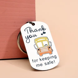 Llavero agradecimiento conductor autobús escolar – Regalo ideal