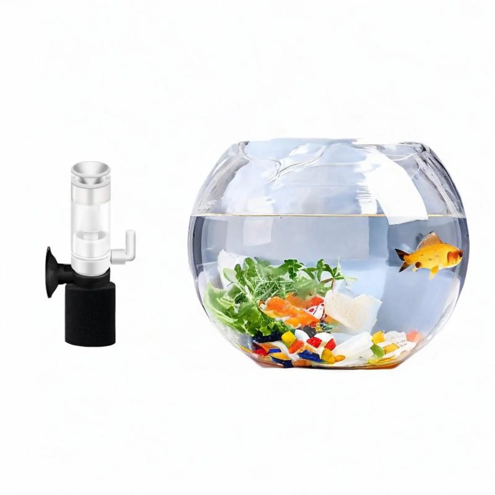 Aquarium Filter Mini Easy Maintenance Tank Filter for Fish Tank Oxygenation