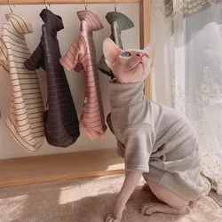 Mono cálido lana rayas para gatos Sphynx y perros pequeños