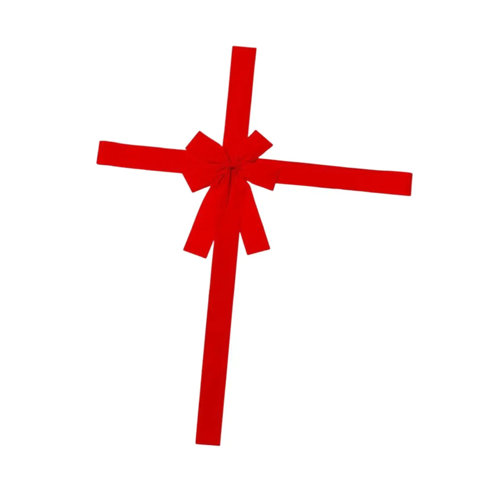 Christmas Cabinet Door Ribbon Bow Xmas Decor Red Festival Wrapping Decorations Front Door Bow Xmas Tree Bow for Home Festival