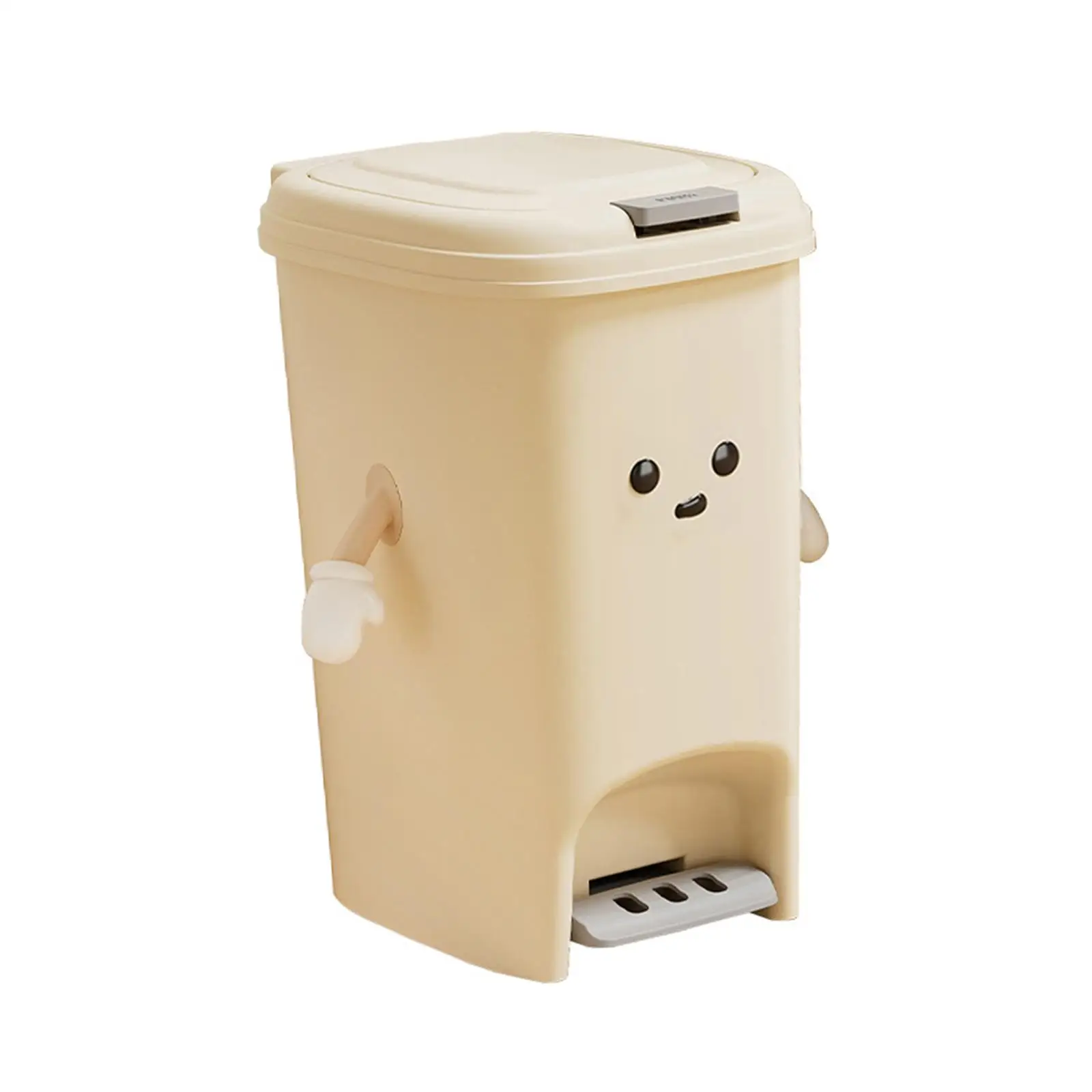 Step on Trash Can with Press Type Lids Modern Garbage Container Bin Wastebasket for Toilet Garage Entryway Living Room Office Step on Trash Can with Press Type Lids Modern Garbage Container Bin Wastebasket for Toilet Garage Entryway Living Room Office