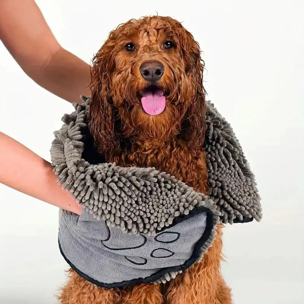 Toalla de baño para perros absorbente secado rápido pequeños y grandes - imagen 5