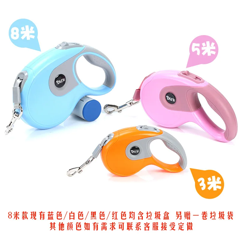 Correas para perros, adhesivo antideslizante, correa retráctil automática, correa para caminar para perros, correas retráctiles para mascotas - imagen 2