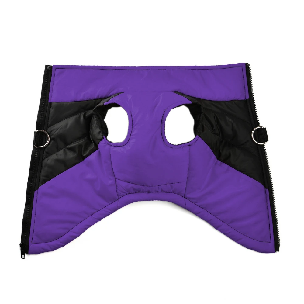 Ropa cálida de invierno para perros, chaqueta a prueba de viento para perros pequeños y medianos, chaleco para cachorros y gatos, abrigo con anillo en D, trajes de Bulldog Francés Chihuahua - imagen 3