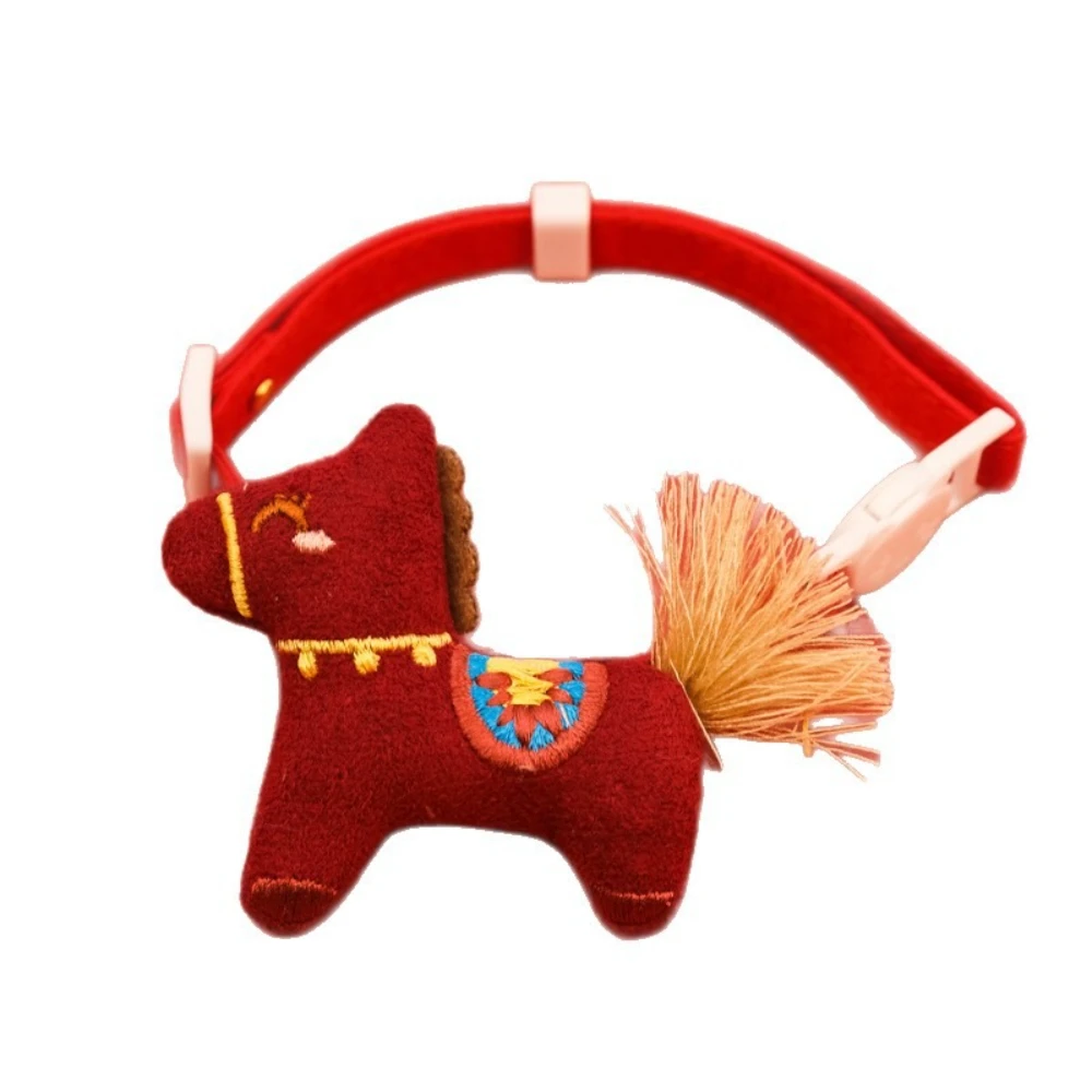 Collar festivo año del caballo para gatos y perros pequeños - imagen 2