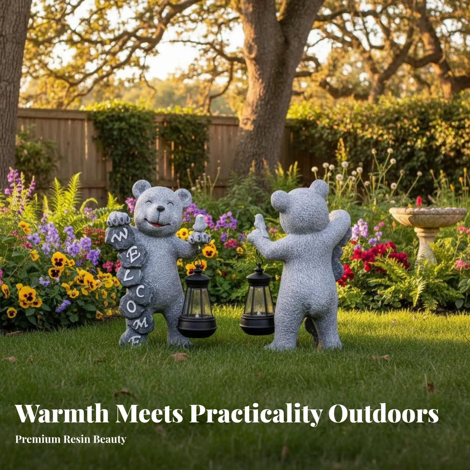Decoración de jardín para gatos y perros: criatura solar exterior - imagen 4