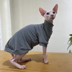 Jersey de punto para gato Sphynx y Devon Rex – Pijama cálida de algodón