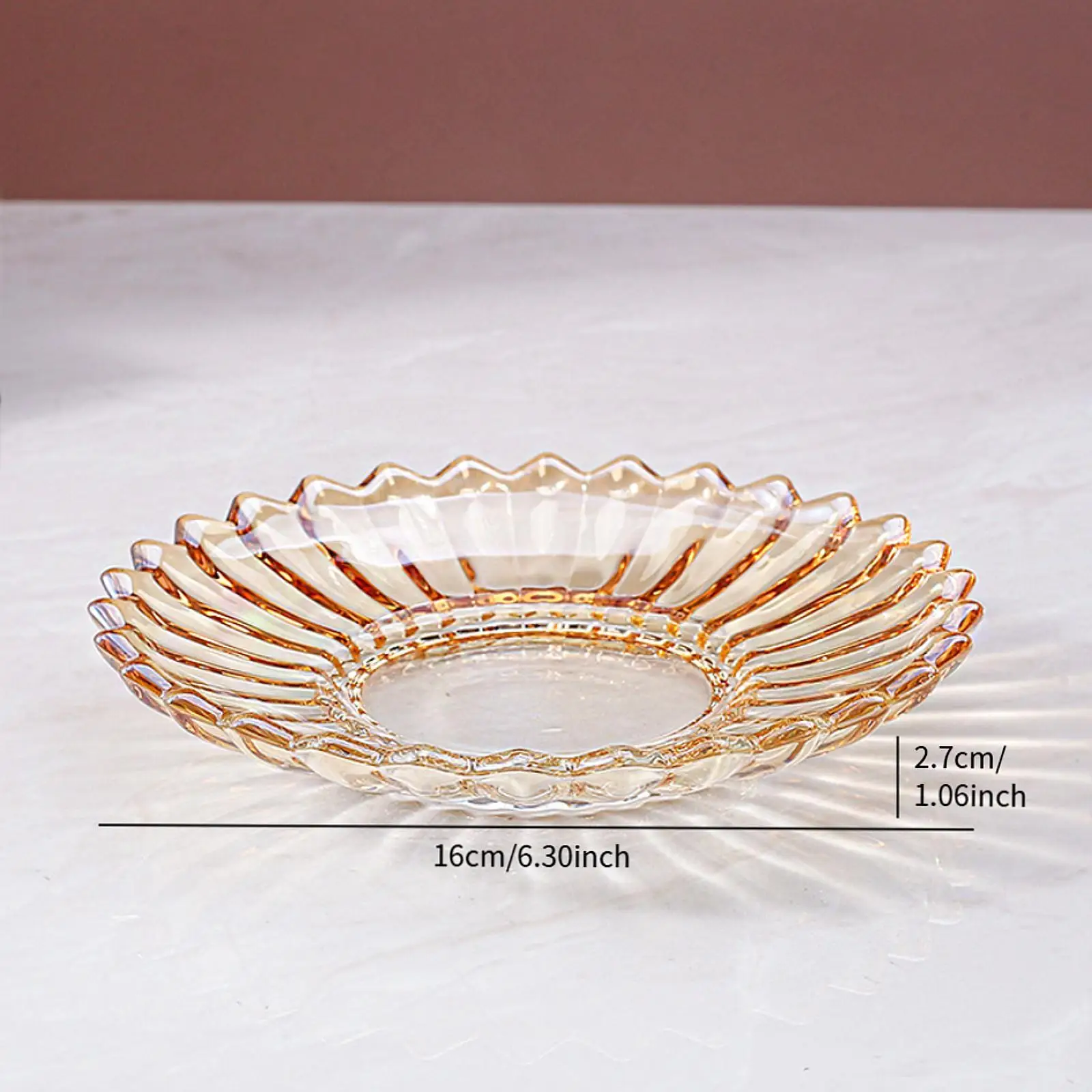 Fruit Plate Food Dish Serving Platter Snack Candy Tray for Bridal Shower Party