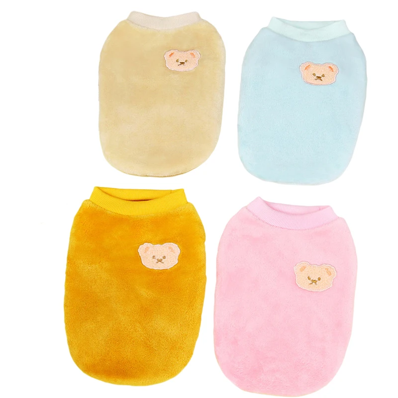 Ropa de invierno para perros pequeños, chaleco de lana suave y cálido para mascotas, chaqueta para cachorros, Bulldog Francés, Chihuahua, trajes, abrigo de Yorkshire para perro - imagen 2