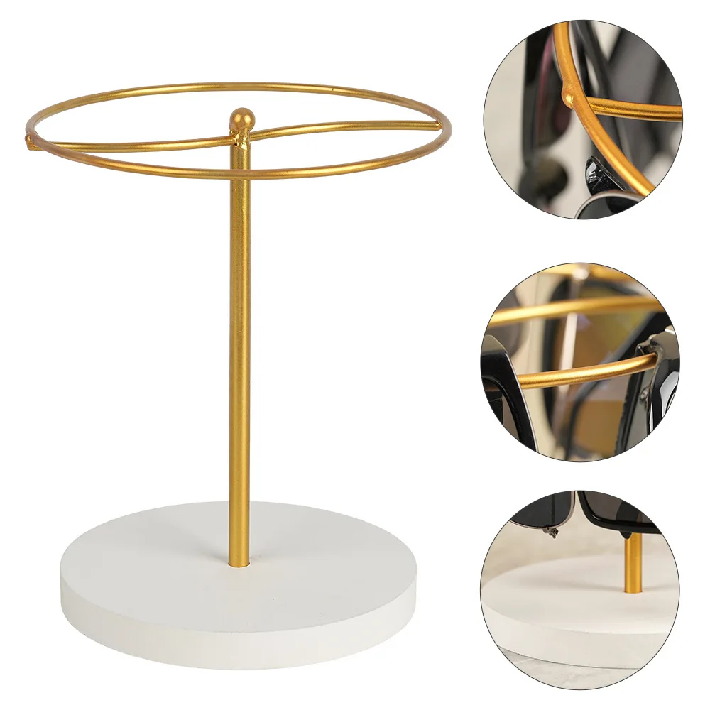 Calidad con Base antideslizante, soporte para almacenamiento de gafas de sol, estante de Metal para ahorro de espacio, organizadores de gafas de escritorio, soporte para dormitorio - imagen 5