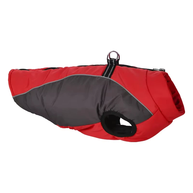 Chaqueta cálida de invierno para perros pequeños, ropa reflectante a prueba de viento para perros, chaleco para Bulldog Francés Yorkie, abrigo con anillo en D, trajes para cachorros - imagen 3