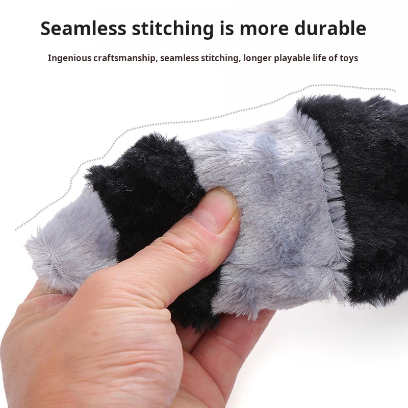 Suministros para cachorros, juguete para masticar de felpa para perros, ardilla, resistente a mordeduras, sonido interactivo, juguetes indestructibles para perros, sonajeros suaves - imagen 4