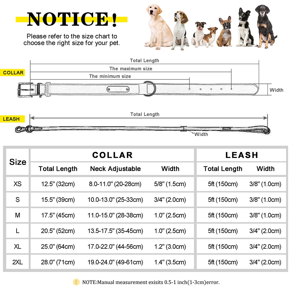 Correa de cuero personalizada para perros – Grabado incluido - imagen 3