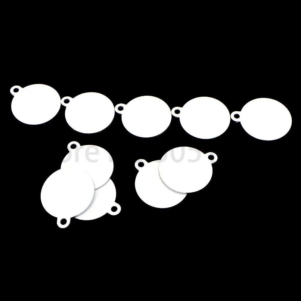 100 Uds. Etiqueta de identificación con personalidad para mascotas se puede imprimir en Color foto Collar de gato colgante Collar colgante accesorios llavero Accesorios - imagen 5