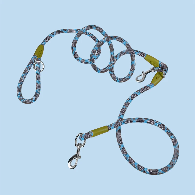 Correas de nailon reflectantes, cadena para perros, cuerda de tracción, plomo para correr, cadena de cuerda para manos libres para perros pequeños, medianos y grandes, Chihuahua - imagen 4