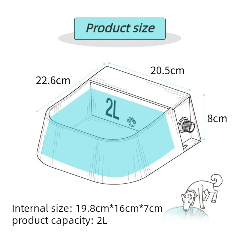 Fuente de agua automática para gatos, perros y conejos - imagen 3