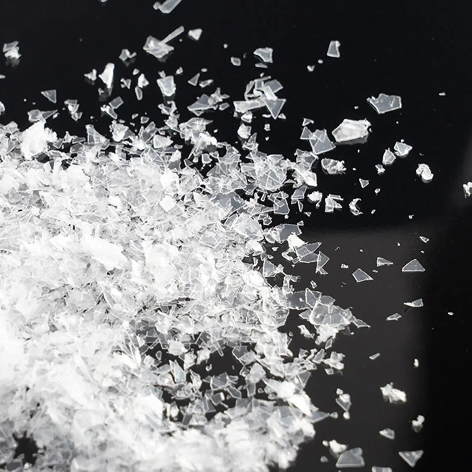 Polvo flocado de nieve, modelo artesanal DIY, copos de nieve artificiales realistas para paisajes y fotografía de invierno - imagen 4