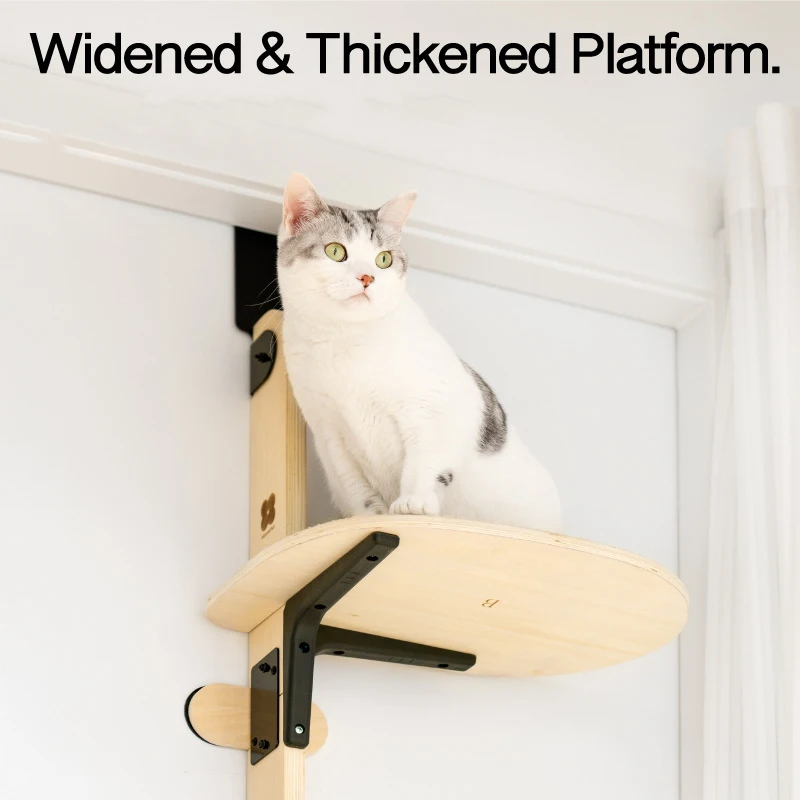 Cama colgante para puerta, árbol para gatos, marco de escalada, madera ecológica, torre para gatos, poste para rascar, tablero para rascar, suministros para gatos - imagen 2