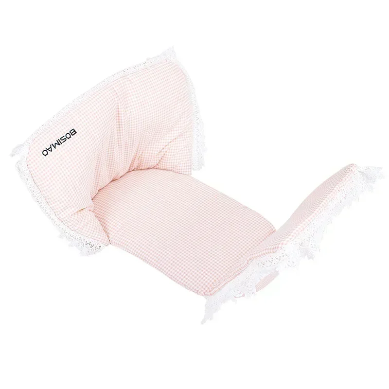 Sólo el cojín) Cojín para coche para mascotas, alfombrilla interior antisuciedad para gatos y perros, valla para perros, carrito pequeño, alfombrilla con borde, encaje bonito - imagen 5