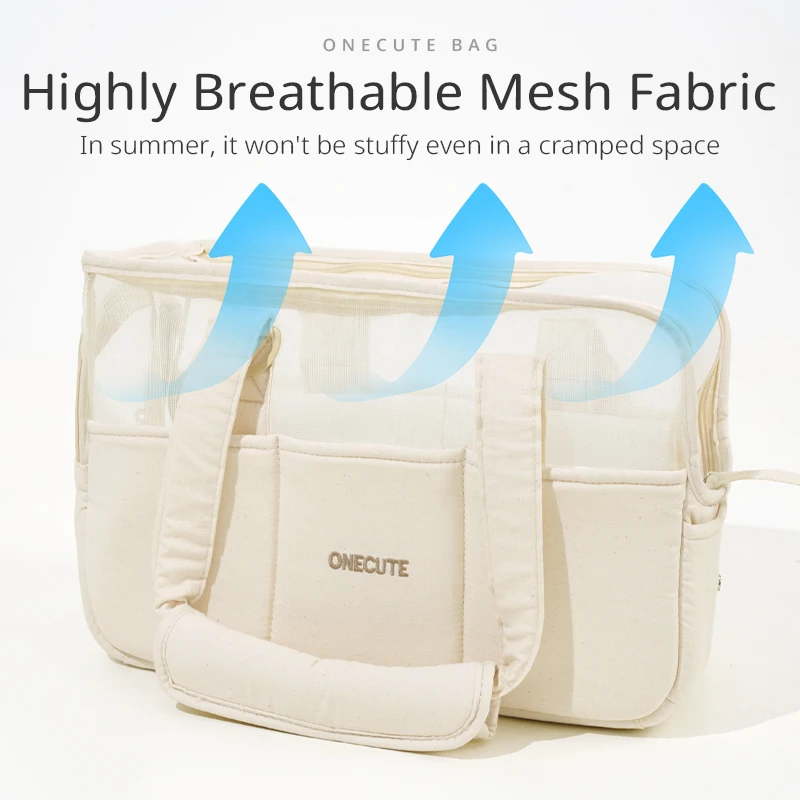 Mochila de viaje para mascotas, bolso de mano al aire libre para cachorros, estilo transpirable, suministros para perros Chihuahua, adecuado para mascotas pequeñas, Verano - imagen 4