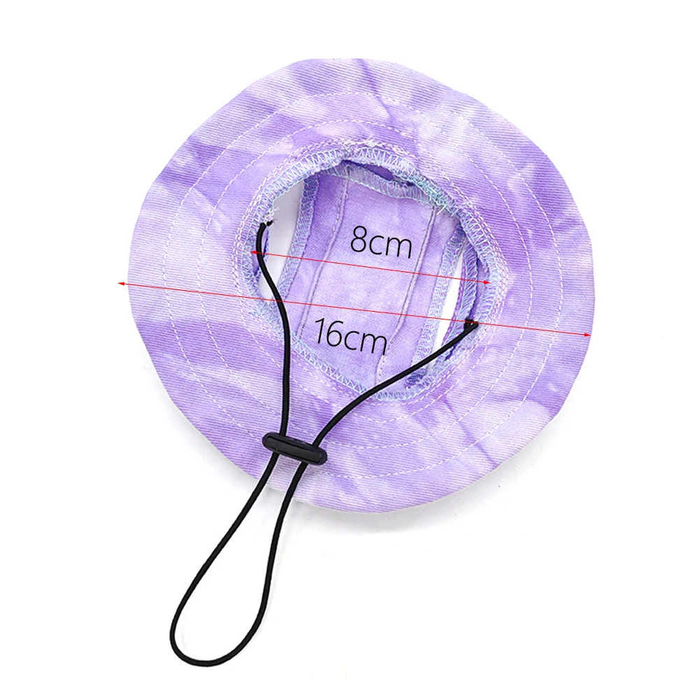 Sombreros de sombrilla para perros y gatos de verano, sombrero de sol ajustable transpirable para mascotas para perros pequeños, productos de accesorios para cachorros Schnauzer Shih Tzu - imagen 3